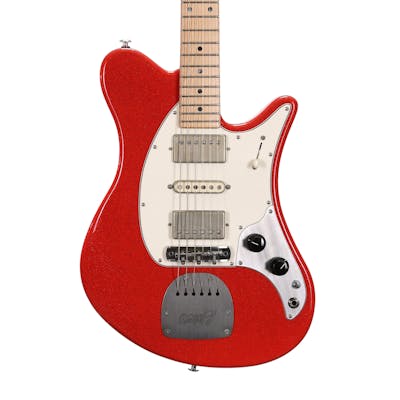 Oopegg Supreme Collection Trailbreaker Mark-I Electric Guitar in Red Sparkle with Hardtail Bridge